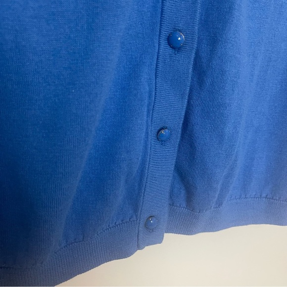 Kate Spade New York Somerset Bow Blue Cardigan, M - Picture 5 of 14